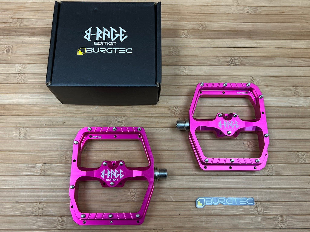 pedale burgtec Burgtec MK5 Penthouse B-Rage Flat Pedals / Pedale pink