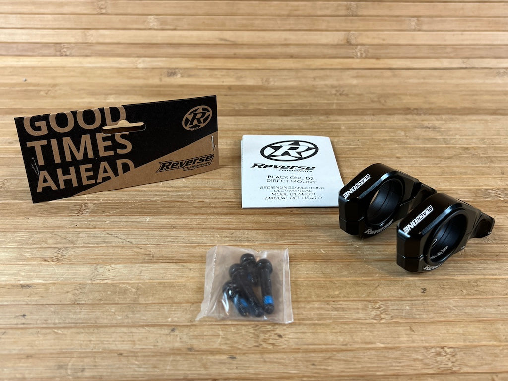 reverse black one pedale test Reverse Black-One Direct Mount Vorbau schwarz – RTF Bikeparts