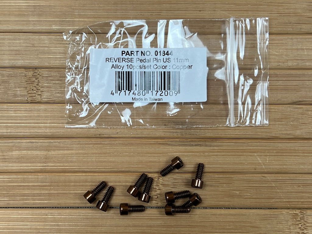 reverse pedal pins Reverse Components 10x Pedal Pins (Alu) US für Escape Pro+Black ONE co – RTF Bikeparts