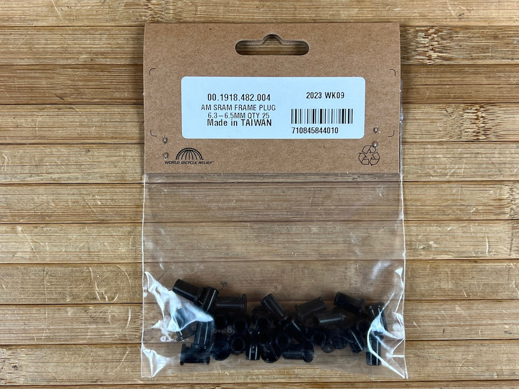 blindstopfen fahrradrahmen SRAM Rahmen Blindstopfen / Kappen / Plugs 6,3-6,5mm 25 Stk. – RTF Bikeparts