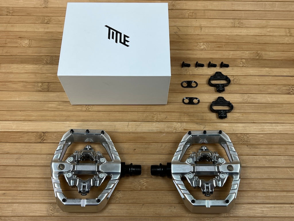 Title Connect Clipless Klickpedale / Pedale chrom – RTF Bikeparts