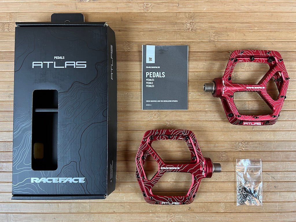 Race Face Atlas Red Plattformpedale Pedale rot - Main Image
