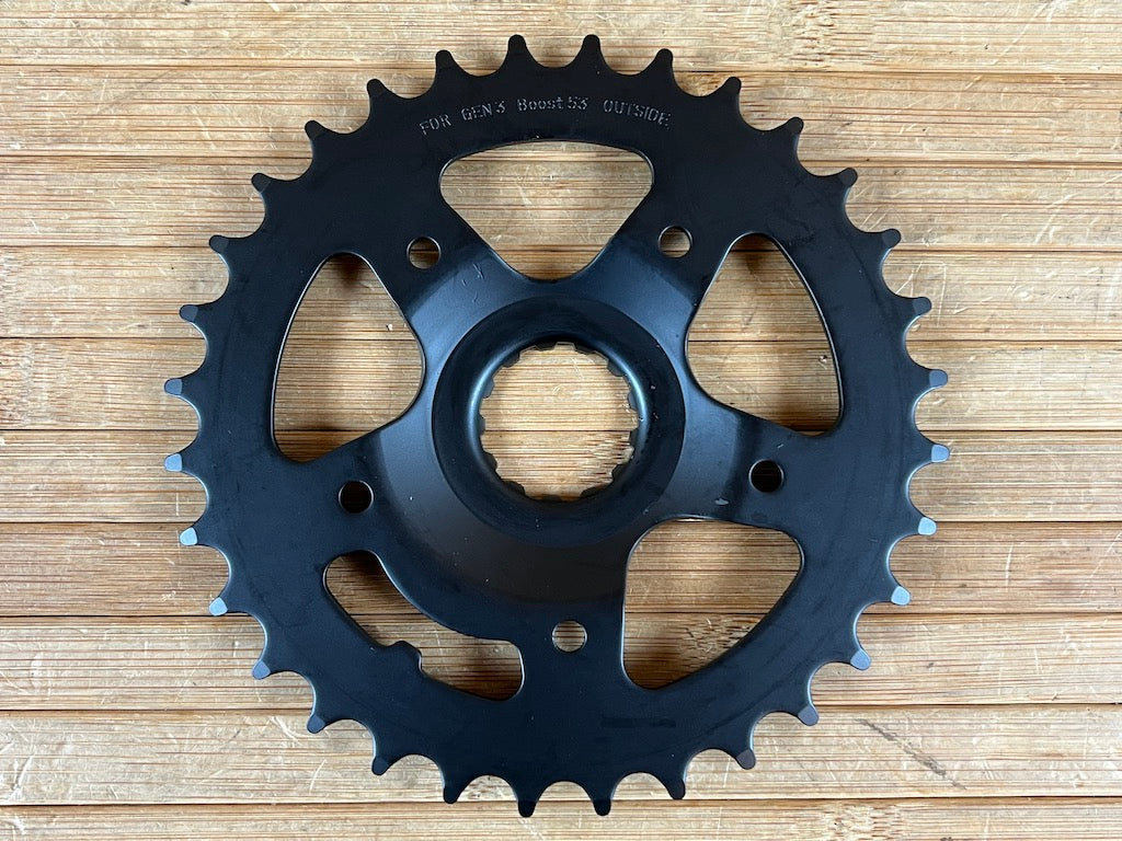 FSA 1X Spider Boost 104mm BCD for Bosch Drive Unit Gen3 - W0121 - black