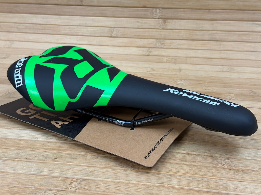 Reverse Fort Will Style Sattel schwarz / grün – RTF Bikeparts