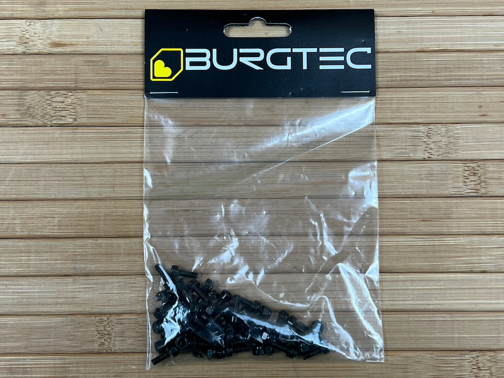 burgtec pedal pins Burgtec MK4 Composite Pedal Pins Set 32 Stk. schwarz – RTF Bikeparts