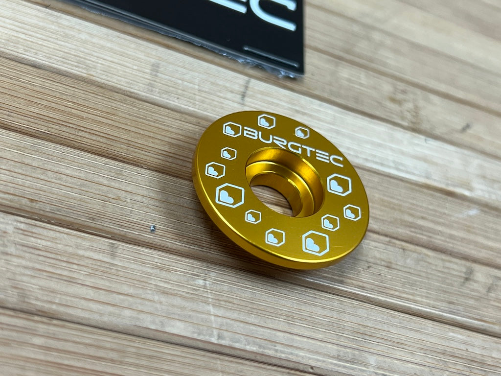 Burgtec Top Cap -Iron Bro Orange - View #3