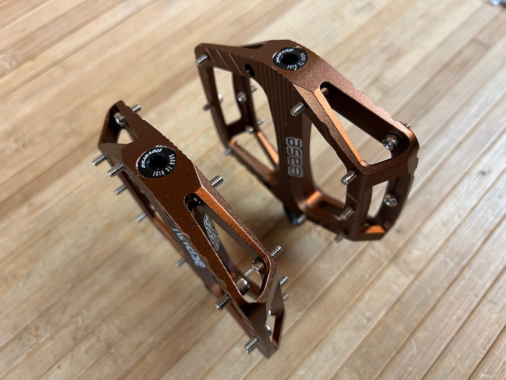 reverse base pedal Reverse Components Base Plattformpedale / Pedale copper – RTF Bikeparts