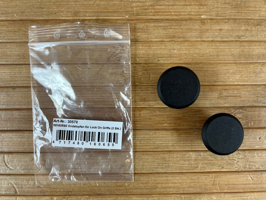Lenker-Endstopfen – 1 Paar, PVC, Schwarz, Für Rennrad, Mountainbike, BMX (passend Für Griffe 17,5–23 Mm)