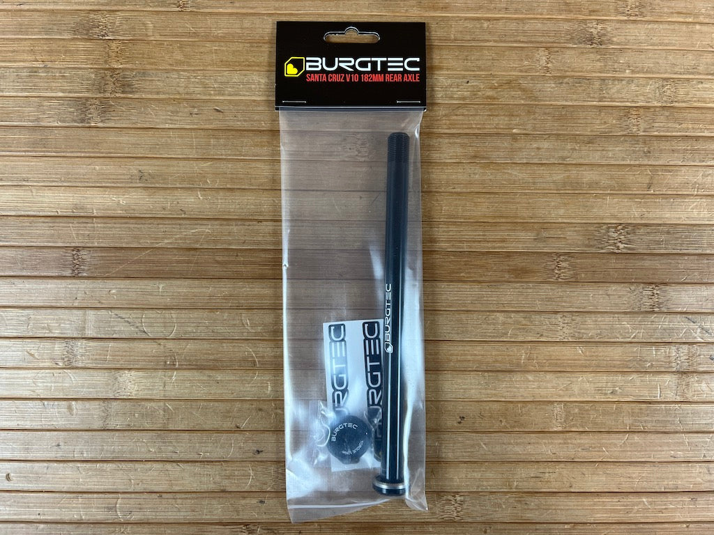 Burgtec Santa Cruz V10 Steckachse Wheel Axle 182mm Black RTF