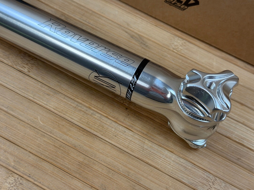 reverse nico vink sattelstütze Reverse Nico Vink Ø 31,6mm / 350mm Sattelstütze silber – RTF Bikeparts