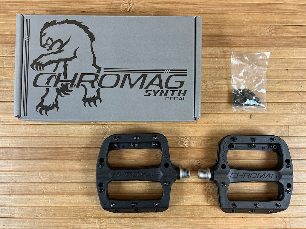 chromag synth pedals Chromag Synth Pedale black / schwarz – RTF Bikeparts