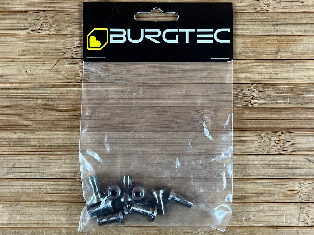 Burgtec Evil Flip Chip + Bone Link Bolt Kit - Set of 10 Titanium