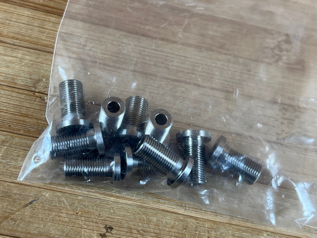 Burgtec Evil Flip Chip + Bone Link Bolt Kit - Set of 10 Titanium