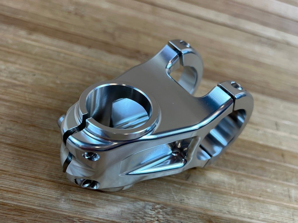 Burgtec MK3 Enduro Stem Vorbau Rhodium Silver 50mm / 35mm – RTF