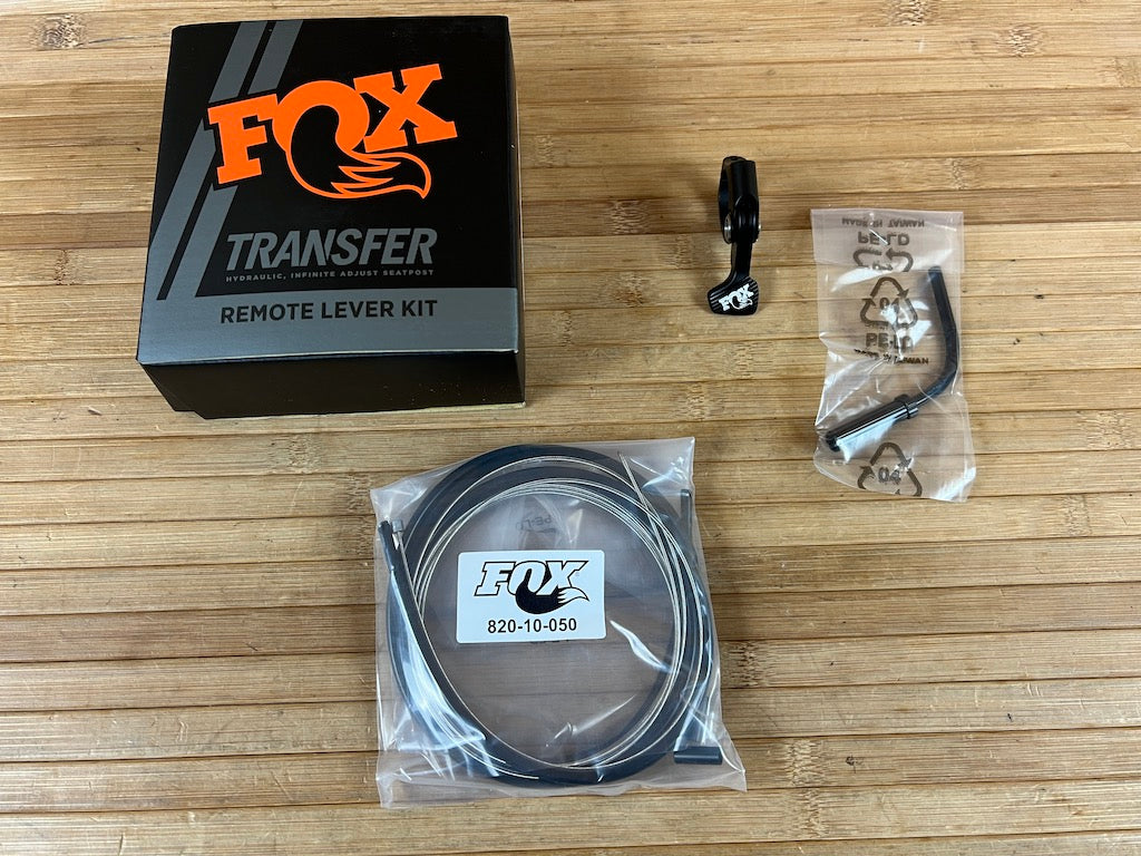fox remote hebel für transfer sattelstütze Fox Transfer Lever / Hebel schwarz Modell 2022 Universal Remote – RTF Bikeparts