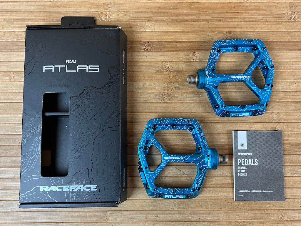 fahrrad pedale türkis Race Face Atlas Türkis Plattformpedale / Pedale