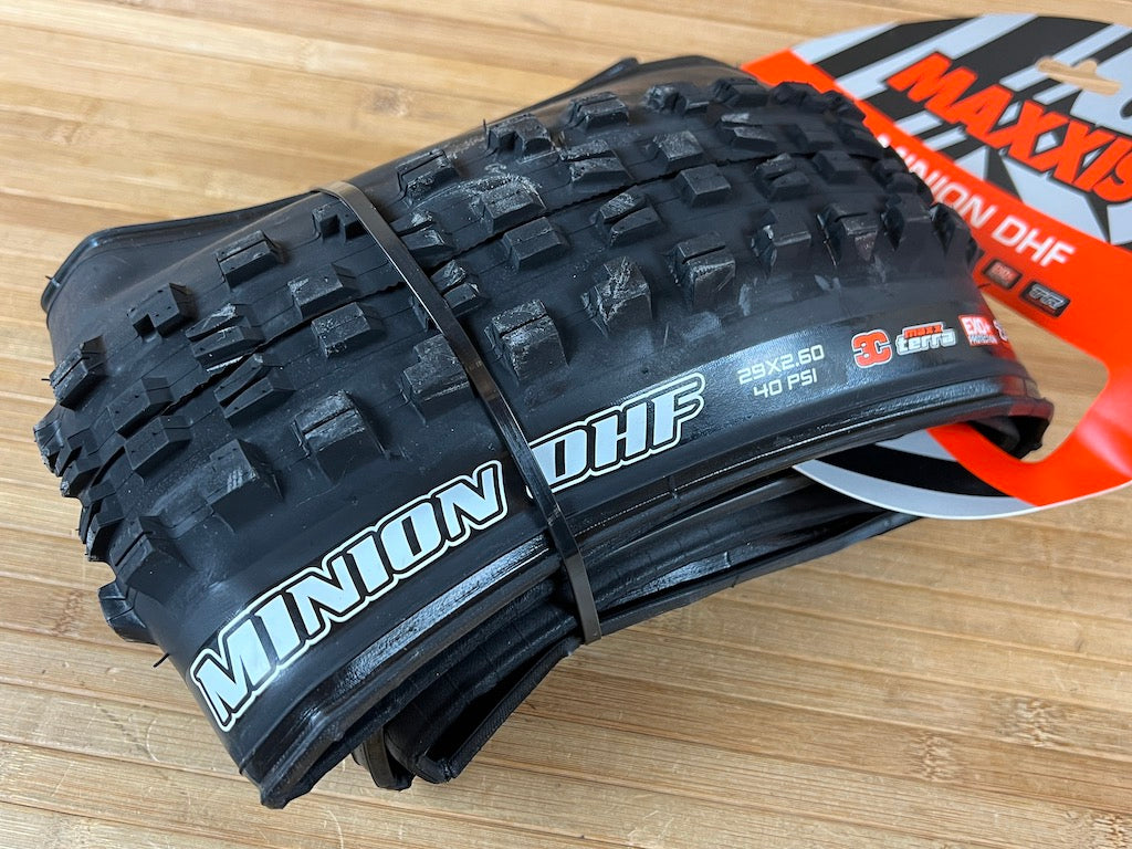 Maxxis Minion DHF Reifen 29 x 2.6 EXO+ TR 3C Maxx Terra – RTF