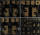 Fox Custom Decal Kit 2027 Gabel und Dämpfer gold