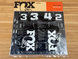 Fox Custom Decal Kit 2027 Gabel und Dämpfer silber
