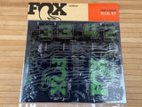 Fox Custom Decal Kit 2027 Gabel und Dämpfer green red flux