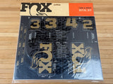 Fox Custom Decal Kit 2027 Gabel und Dämpfer gold