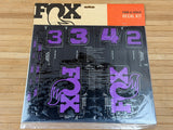 Fox Custom Decal Kit 2027 Gabel und Dämpfer lila