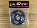 Burgtec SRAM GXP / DUB Boost Kettenblatt 3mm Offset Black Sapphire 30T