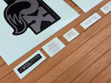Fox Decal Kit 34 SL 2026 P-SE Graues Logo / Matte Black Fork