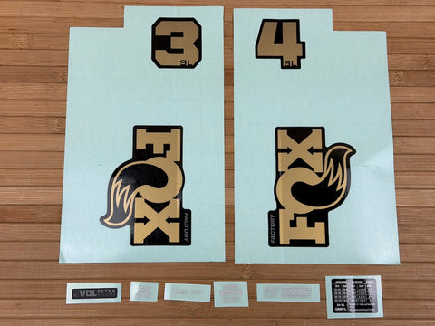 Fox Decal Kit 34 SL 2026 F-S Kashima Logo / Shiny Black Fork