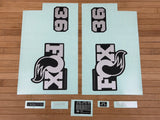 Fox Decal Kit 36 SL 2026 P-S Graues Logo / Matte Black Fork