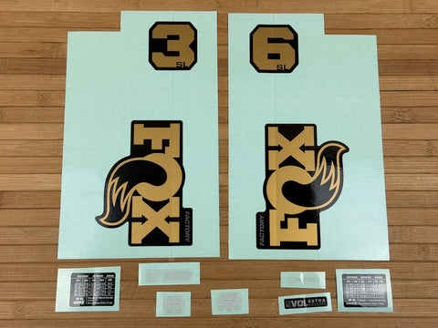 Fox Decal Kit 36 SL 2026 F-S Kashima Logo / Shiny Black Fork