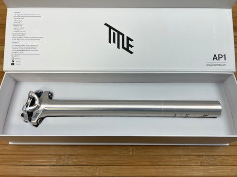 title sattelstütze Title AP1 Sattelstütze Alu 27,2mm chrom – RTF Bikeparts