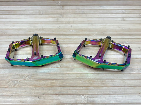 rainbow pedale Title Connect Plattformpedale / Pedale Oilslick / Rainbow – RTF Bikeparts