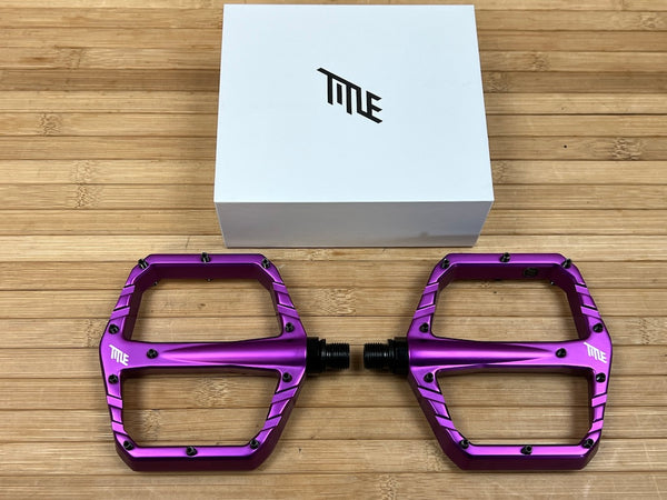 Title Connect Plattformpedale / Pedale lila – RTF Bikeparts