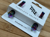 Title Tubeless Ventile 44mm oilslick / rainbow