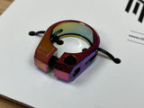 Title Sattelklemme 30,0mm rainbow / oilslick