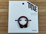 Title Sattelklemme 34,9mm rainbow / oilslick