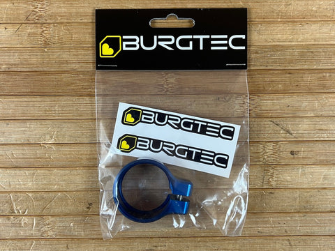 Burgtec Seat Clamp /  Sattelklemme 34,9mm Blue