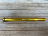 Burgtec Santa Cruz V10 Steckachse / Wheel Axle 182mm Gold