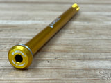Burgtec Santa Cruz V10 Steckachse / Wheel Axle 182mm Gold