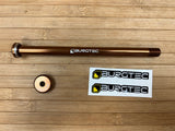 Burgtec Santa Cruz V10 Steckachse / Wheel Axle 182mm Kash Bronze