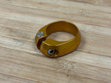 Chris King Sattelklemme 34,9mm gold