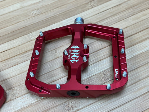 flat pedals rot Burgtec MK5 Penthouse B-Rage Flat Pedals / Pedale rot – RTF Bikeparts