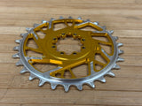Burgtec Thick Thin Kettenblatt für SRAM 8-Loch 30T gold