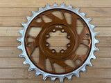 Burgtec Thick Thin Kettenblatt für SRAM 8-Loch 30T kash bronze