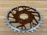 Burgtec Thick Thin Kettenblatt für SRAM 8-Loch 32T kash bronze