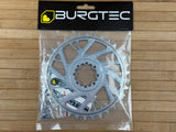 Burgtec Thick Thin Kettenblatt für SRAM 8-Loch 34T silber