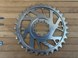 Burgtec Thick Thin Kettenblatt für SRAM 8-Loch 32T silber