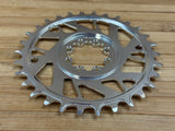 Burgtec Thick Thin Kettenblatt für SRAM 8-Loch 30T silber