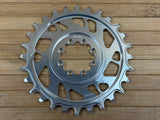Burgtec Thick Thin Kettenblatt für SRAM 8-Loch 28T silber